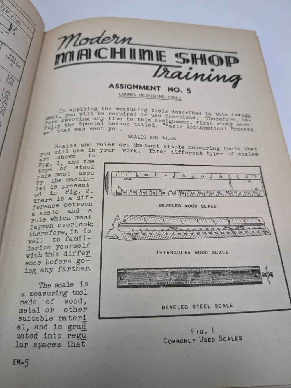 VTG 1943 Modern Machine Shop Training Book National Schools WWII Era Manual VA